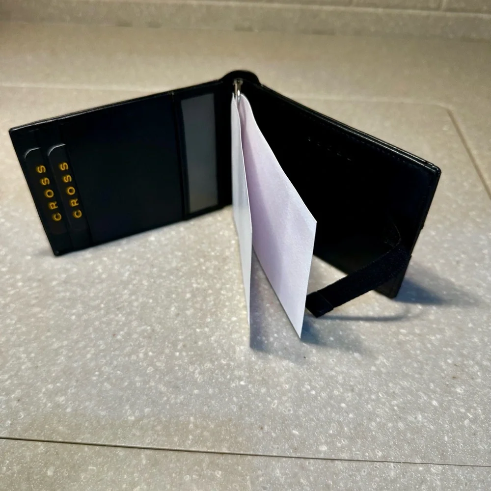 Cross Black Leather Bi-Fold Wallet